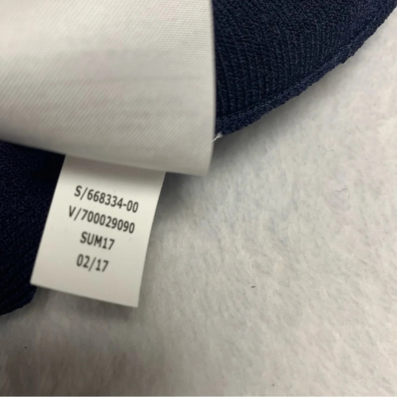 Banana Republic blue/white drop waist long dress size medium statuesque - Picture 7 of 10